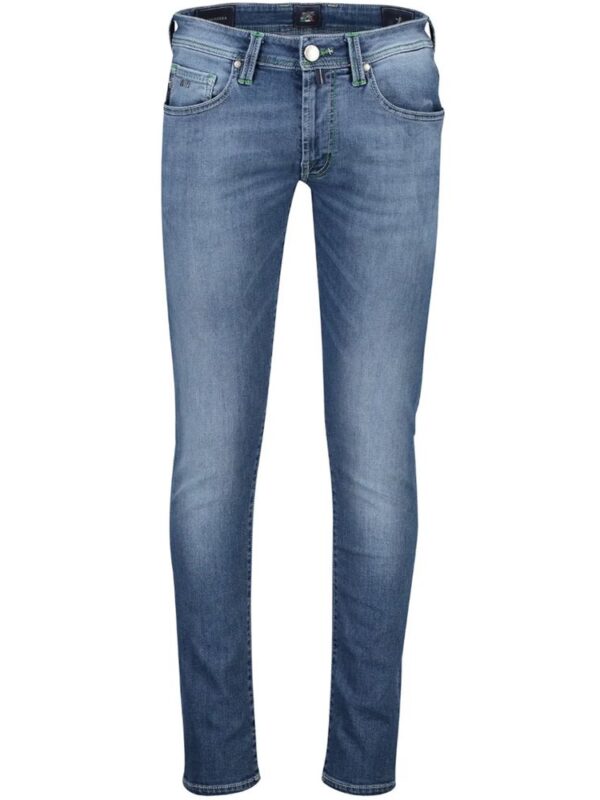 Tramarossa Blue Cotton Jeans & Pant