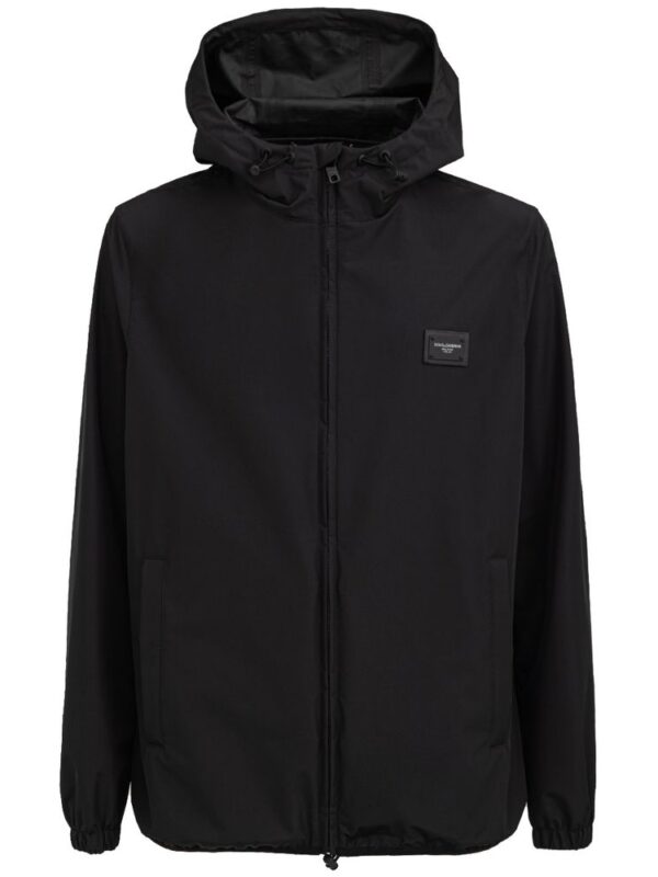Dolce & Gabbana Black Polyester Jackets & Coat