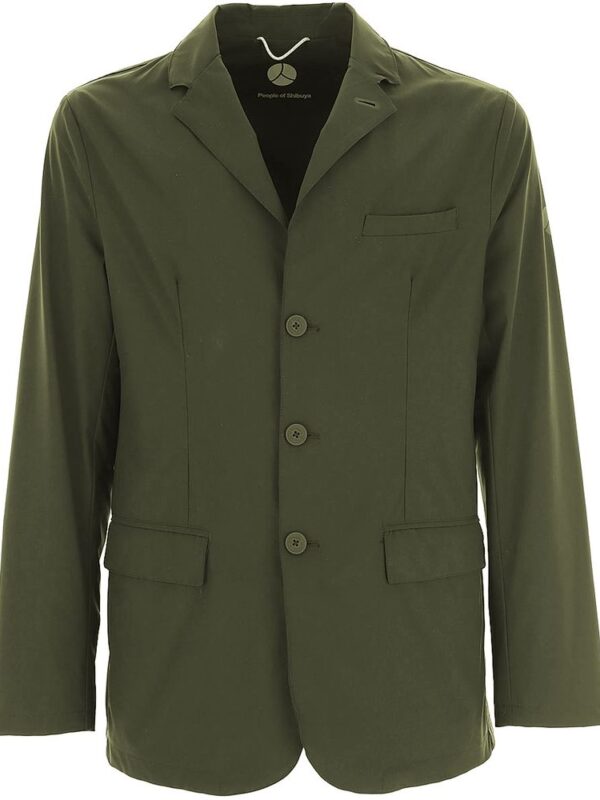 People Of Shibuya Green Polyester Blazer