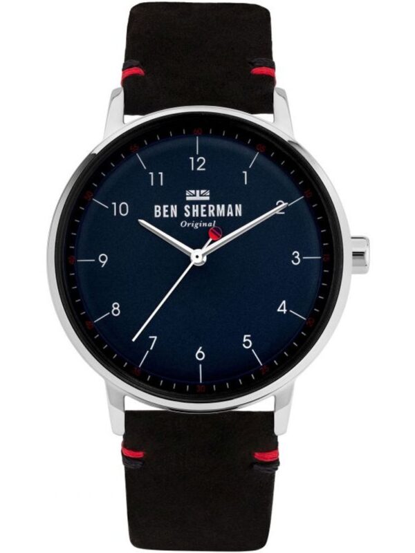 Ben Sherman Black Leather Watch