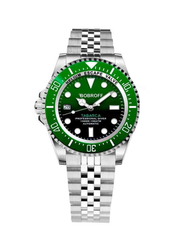 Bobroff Silver Stainless Steel Watch