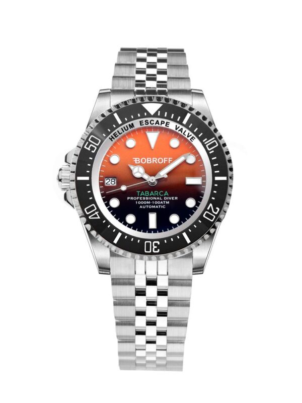 Bobroff Silver Stainless Steel Watch