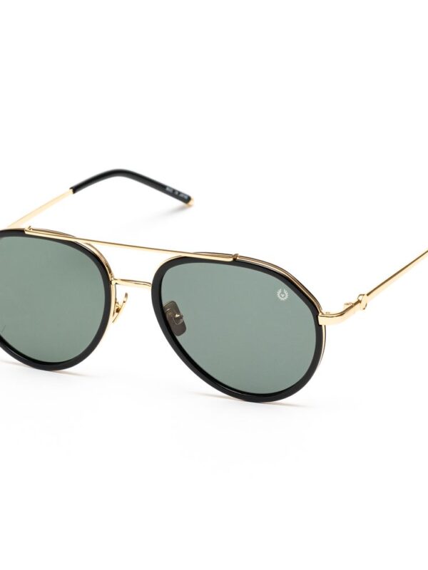 Belstaff Gold Stainless Steel Sunglasses
