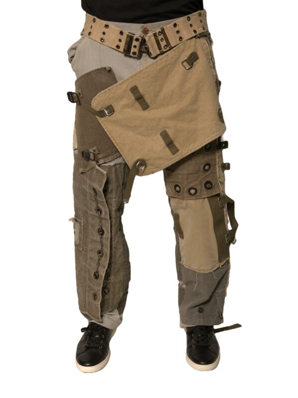 Dolce & Gabbana Multicolor Reconstructed Flight Cargo Pants