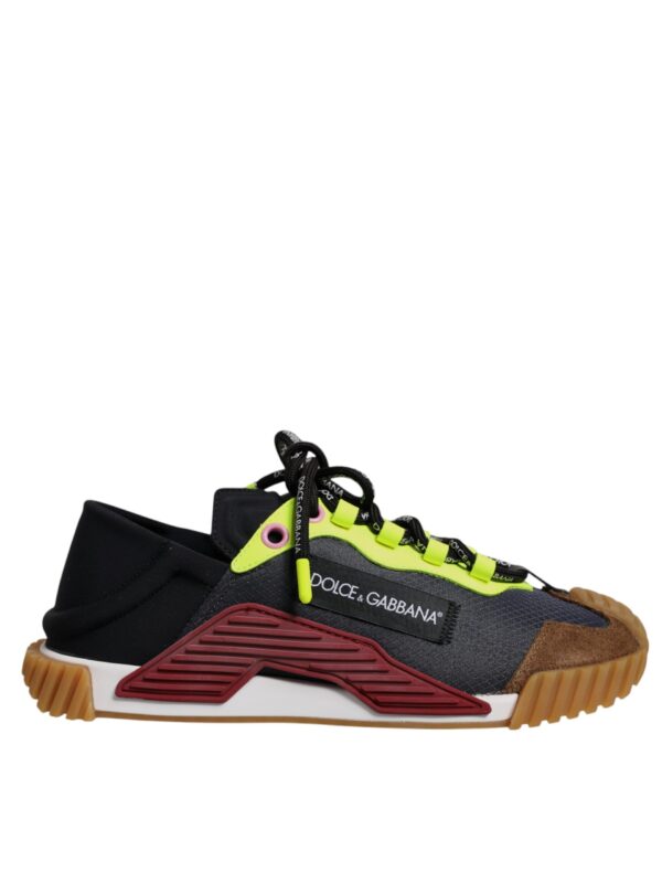 Dolce & Gabbana Multicolor Nylon Low Top NS1 Sneakers Shoes