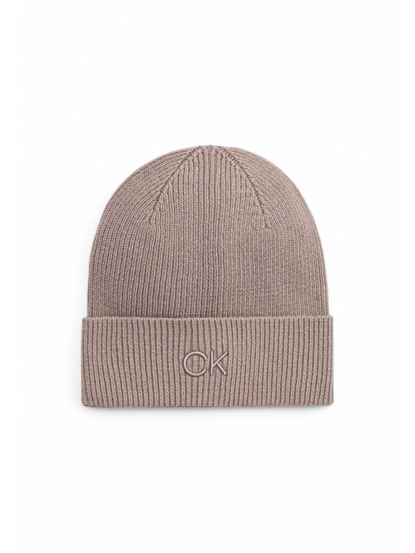 Calvin Klein Beige Organic Cotton Caps Baseball Hat