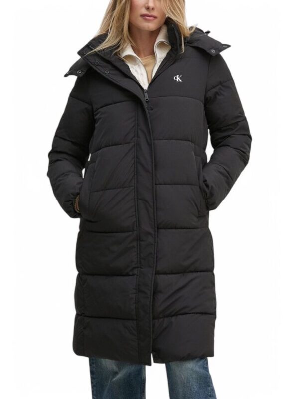 Calvin Klein Jeans Black Polyester Jackets & Coat