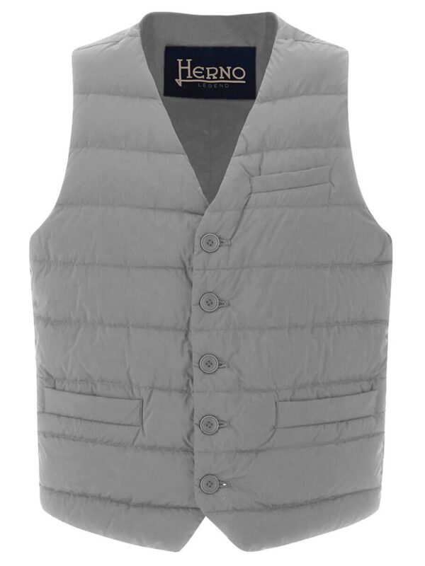 Herno Gray Nylon Vest