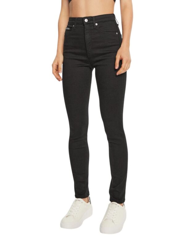 Calvin Klein Jeans Black Cotton Skinny Jean