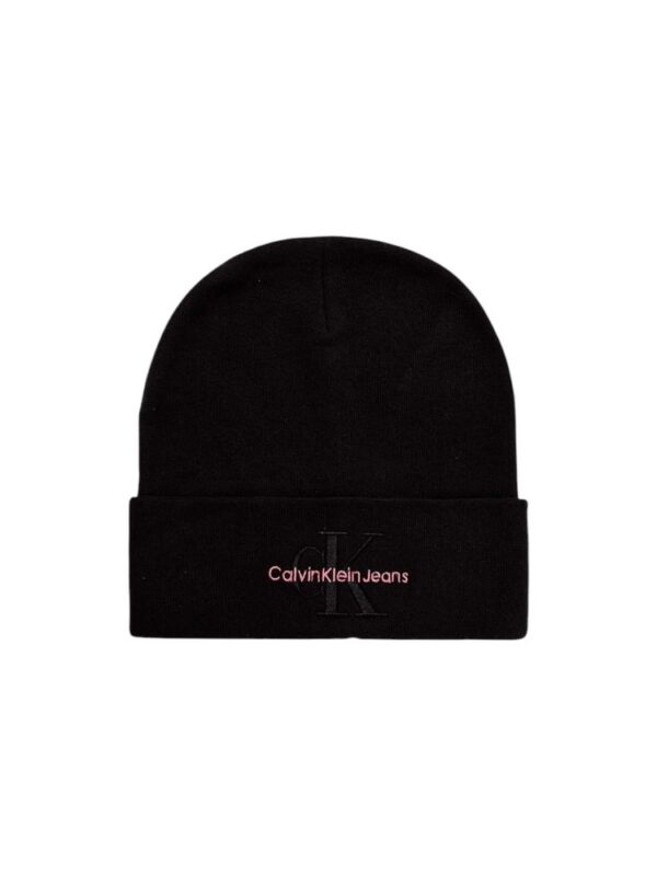Calvin Klein Jeans Black Cotton Caps Baseball Hat
