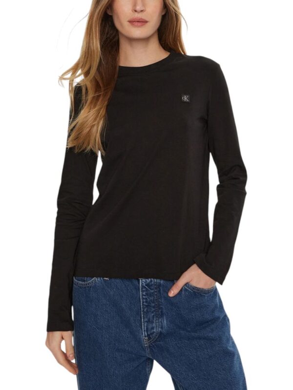 Calvin Klein Jeans Black Cotton T-Shirt