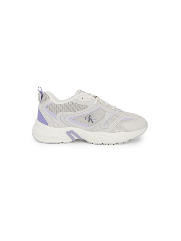 Calvin Klein Jeans Purple Leather Sneaker