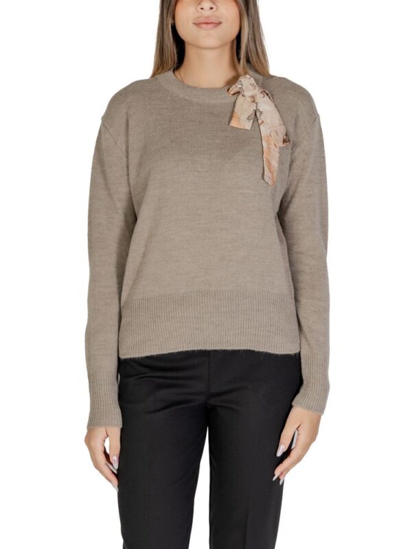 Alviero Martini Prima Classe Beige Polyester Sweater