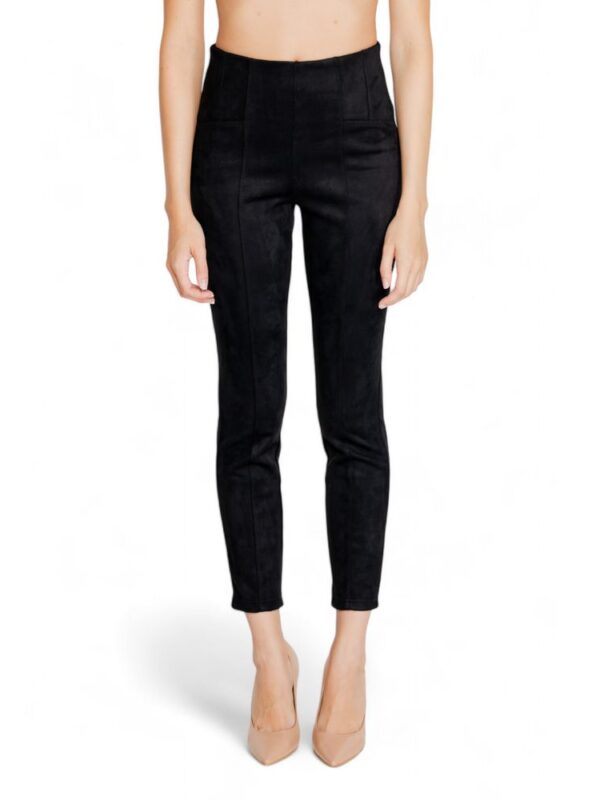 Street One Black Polyester Jeans & Pant