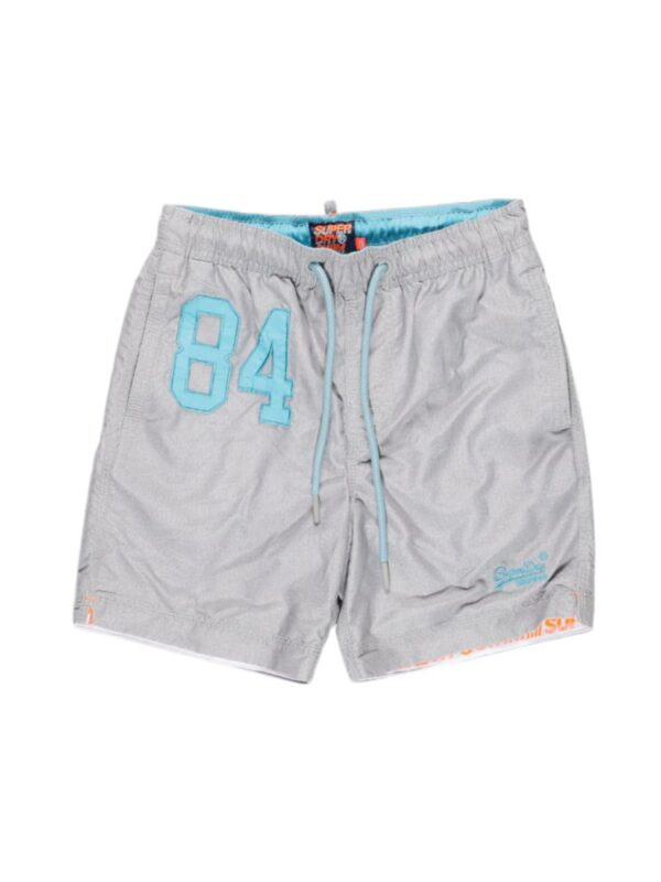 Superdry Gray Polyester Swim Short