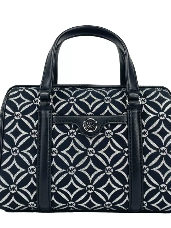 Michael Kors Small Leather Duffle Crossbody Bag Black