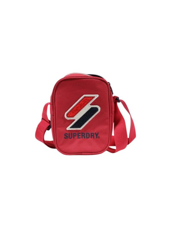 Superdry Red Polyester Messenger Bag