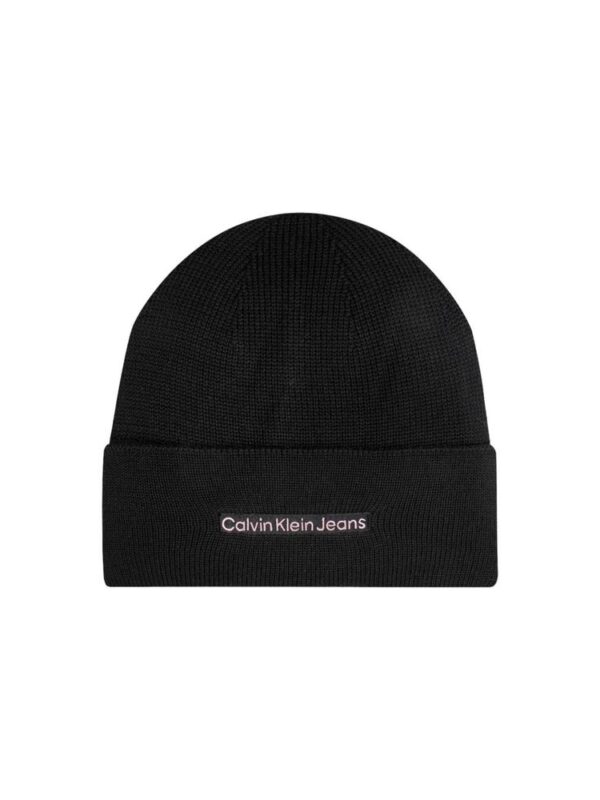 Calvin Klein Jeans Black Cotton Caps Baseball Hat