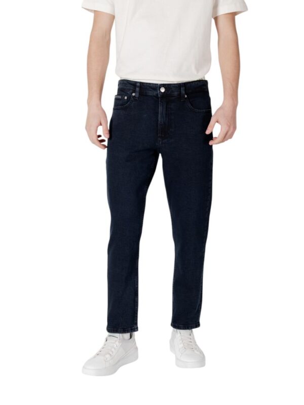 Calvin Klein Jeans Blue Cotton Relaxed Fit Jean