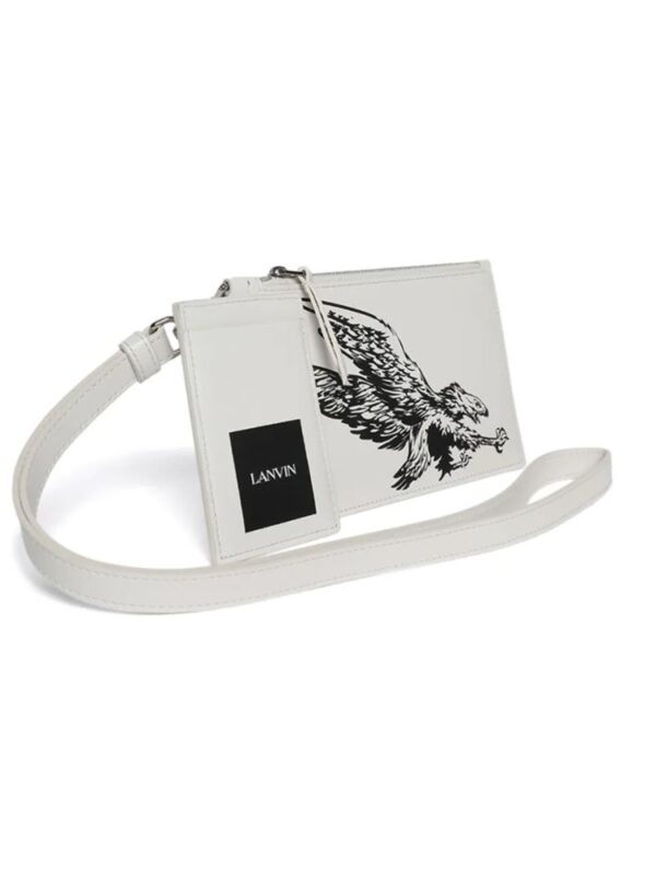 Lanvin White Leather Men Wallet