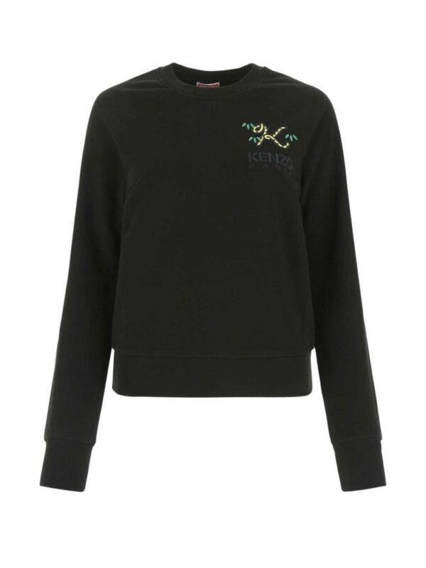 Kenzo Black Cotton Sweater
