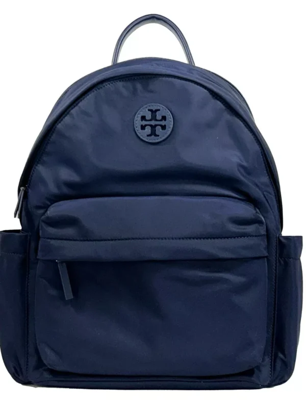 Tory Burch Navy Ella Nylon Backpack Bag 88368