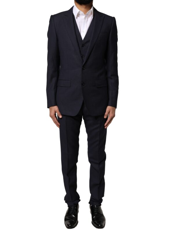Dolce & Gabbana Black Fantasy MARTINI 3 Piece Formal Suit