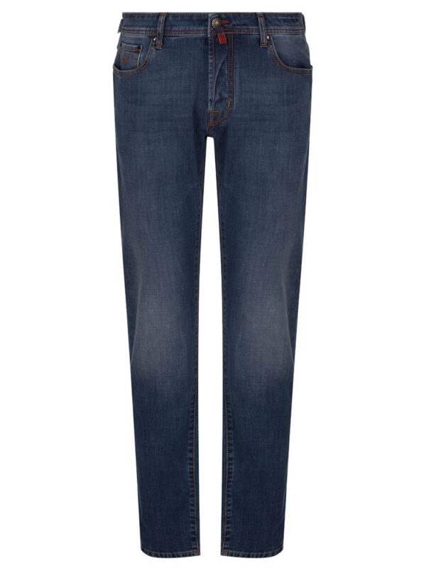 Jacob Cohen Blue Cotton Jeans & Pant