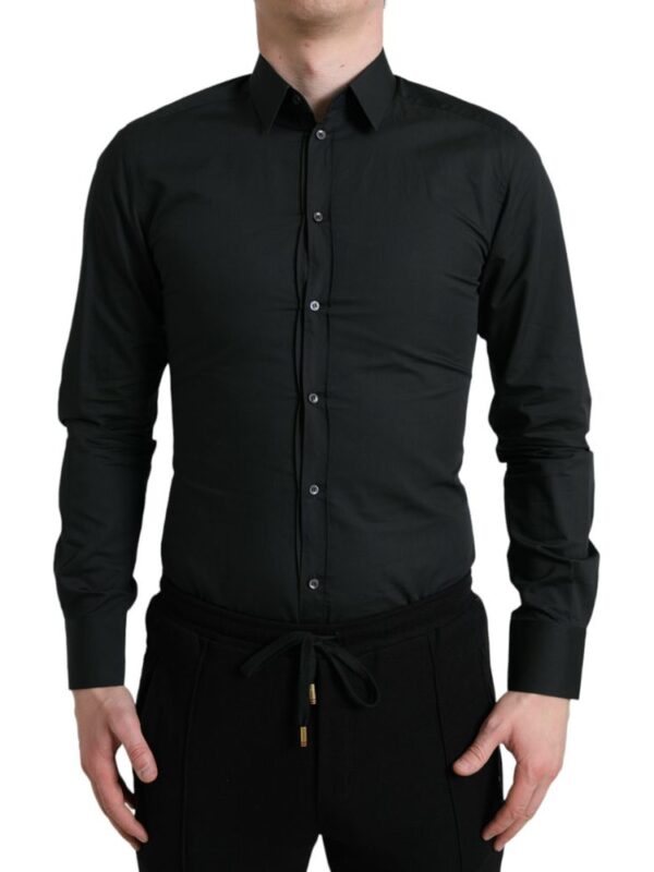 Dolce & Gabbana Black Cotton Shirt