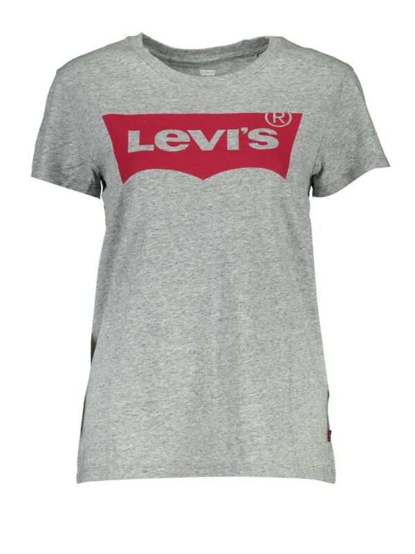 Levi's Gray Cotton Unisex T-Shirt