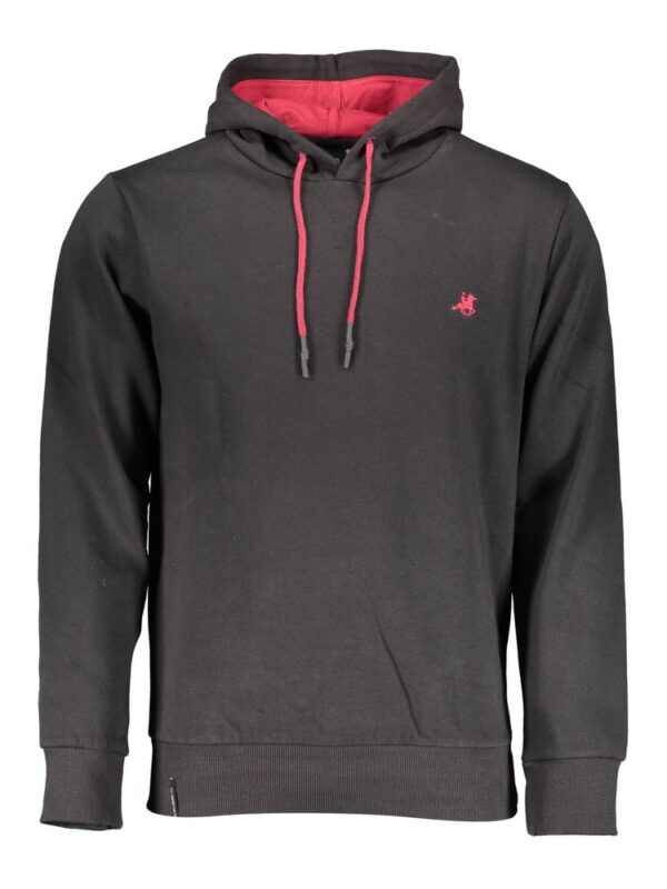 U.S. Grand Polo Black Cotton Men Sweater