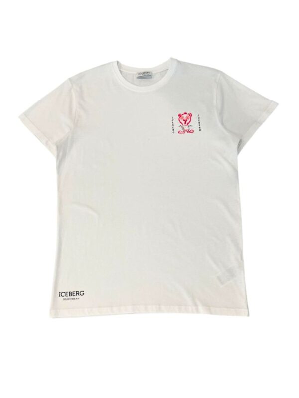Iceberg White Cotton Men T-Shirt