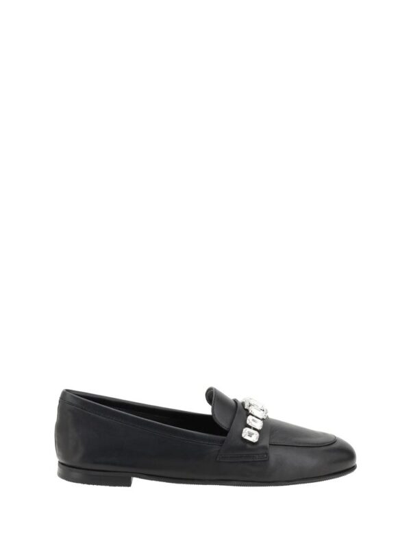 Casadei Loafers with sparkling embellishments