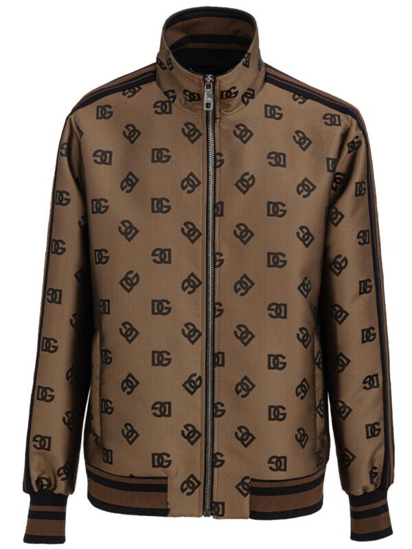 Dolce & Gabbana Bronze Polyester Jackets & Coat