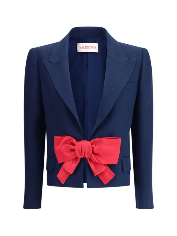 Valentino Single-breasted Blazer with bow