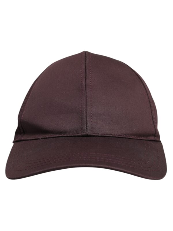 Dolce & Gabbana Brown Cotton DG Crown 6 Panels Baseball Cap