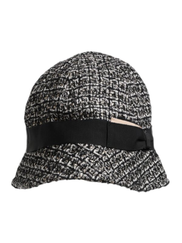 Dolce & Gabbana Black Cotton Blend Bucket Hat