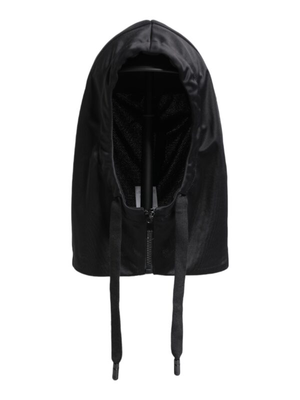 Dolce & Gabbana Black Polyester Whole Head Wrap Hat