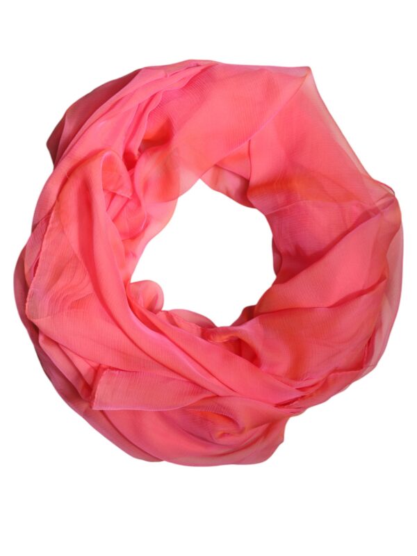 Dolce & Gabbana Pink Silk Rectangle Women Wrap Shawl Scarf