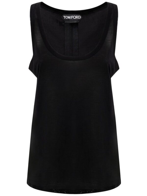 Tom Ford Black Silk Tank Top