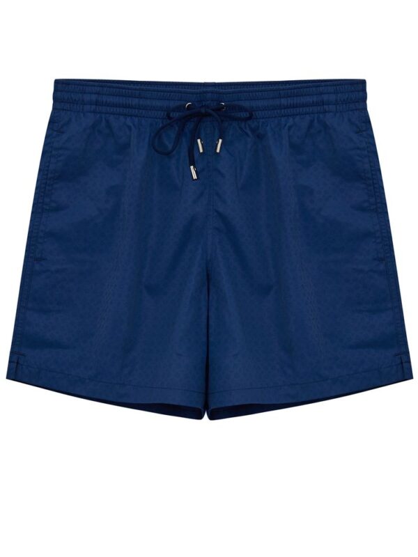 Canali Blue Polyester Swim Short