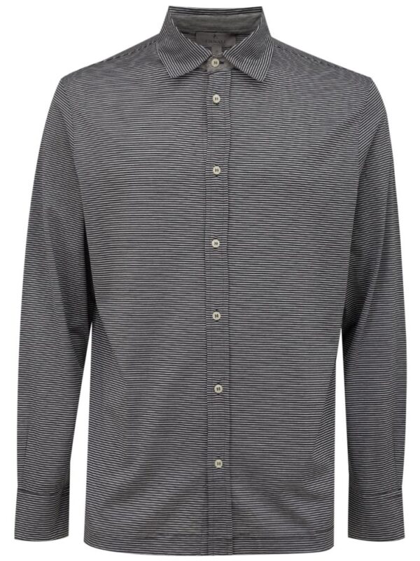 Canali Bicolor Cotton Shirt