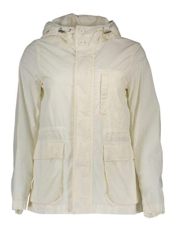 Gant White Cotton Women Jacket