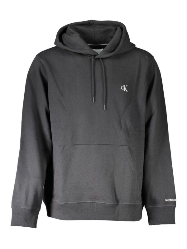 Calvin Klein Black Cotton Unisex Sweatshirt