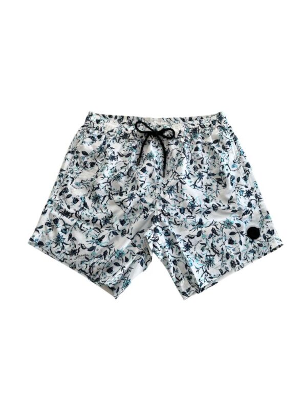 Trussardi Beachwear White Polyester Men Swim Short