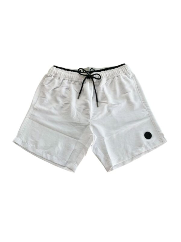 Trussardi Beachwear White Polyester Men's Swim Short