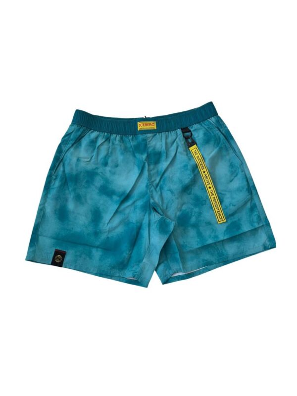 Iceberg Light Blue Polyester Men Swim Short