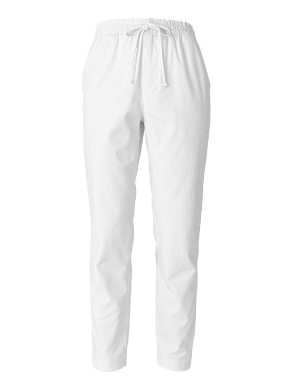 Alpha Studio White Cotton Jeans & Pant