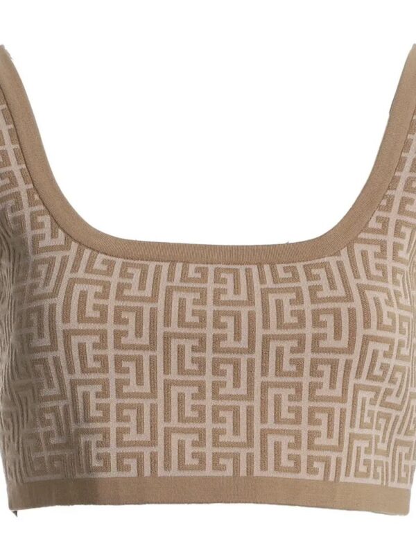 Balmain Beige Wool Tops & T-Shirt