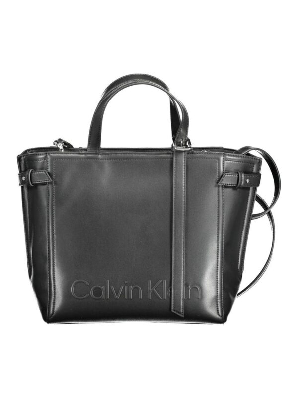 Calvin Klein Black Polyester Women Handbag